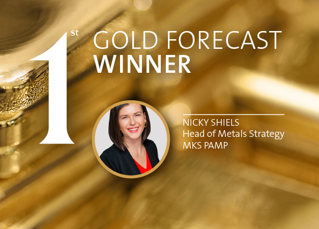 Nicky Shiels wins LBMA’s 2022 Precious Metals Forecast Survey Nicky Shiels wins LBMA’s 2022 Precious Metals Forecast Survey